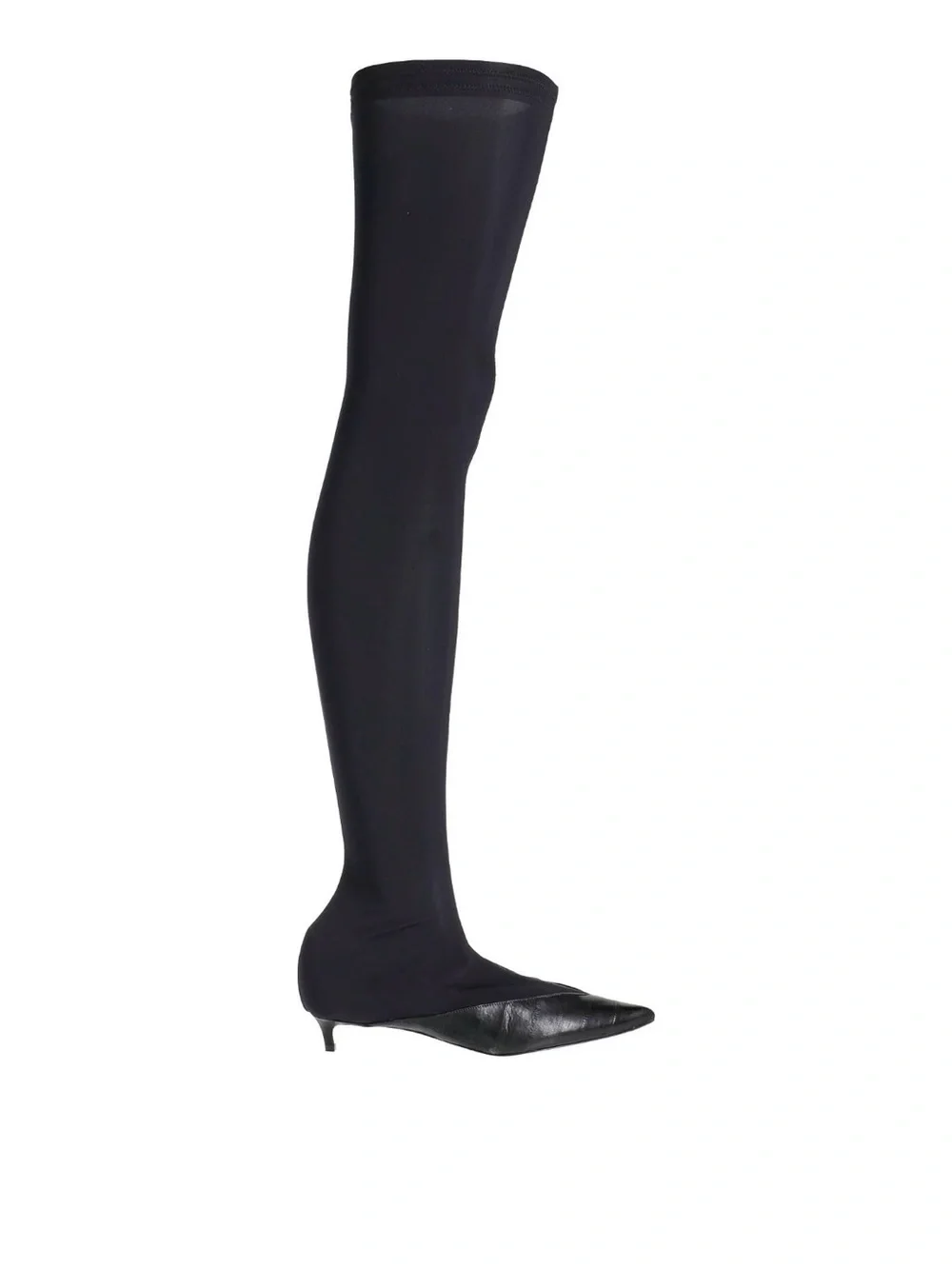 Givenchy Black Over-the-Knee Stretch Boots